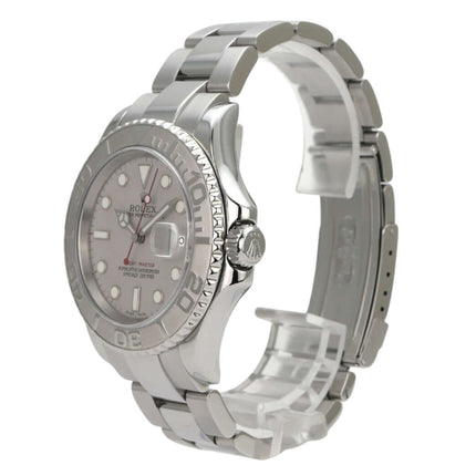 Rolex Yacht-Master 40 Edelstahl Platin 16622 mit Oyster-Armband, Platinlünette und Automatikwerk