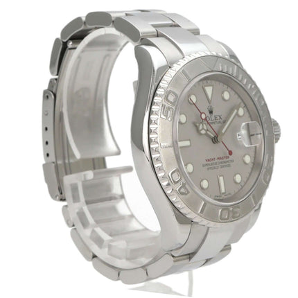 Rolex Yacht-Master 40 Edelstahl Platin 16622: Luxusuhr mit Platinlünette, Oyster-Armband und Automatikwerk