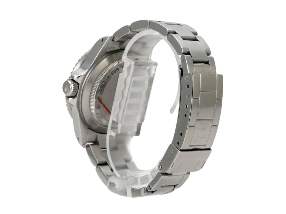 Rolex Sea-Dweller 16660 seitliche Ansicht mit Edelstahlarmband und Gehäuse aus 1986.