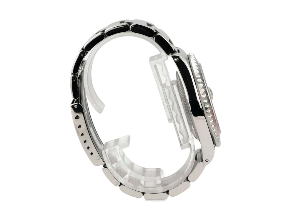 Rolex GMT-Master 16700 seitliche Ansicht des Edelstahlarmbands und Gehäuse.