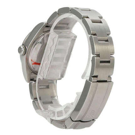 Rolex Oyster Perpetual 31 Ref. 177200 Silber Armband aus Edelstahl seitliche Ansicht