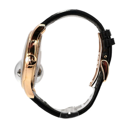 Zenith Academy Christophe Colomb Equation of Time Tourbillon 18.2220.8808/01.C631 Seitliche Ansicht der Uhr mit Roségold-Gehäuse.