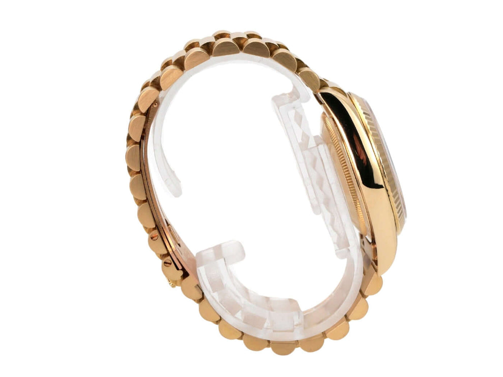 Rolex Day-Date 36 Gelbgold 18238 Champagner Diamant, 18 kt Gold Armbanduhr mit Präsident-Armband