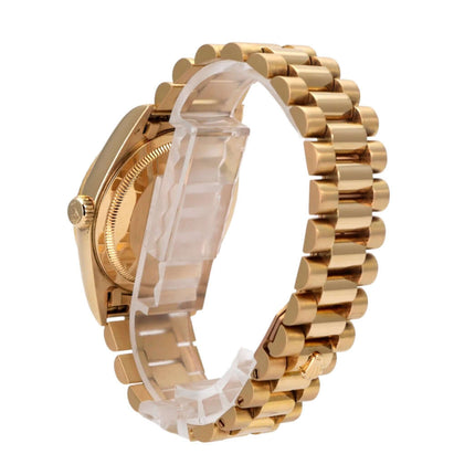 Rolex Day-Date 36 Gelbgold 18238 Champagner Diamant, luxuriöse Herrenuhr mit Präsident-Armband