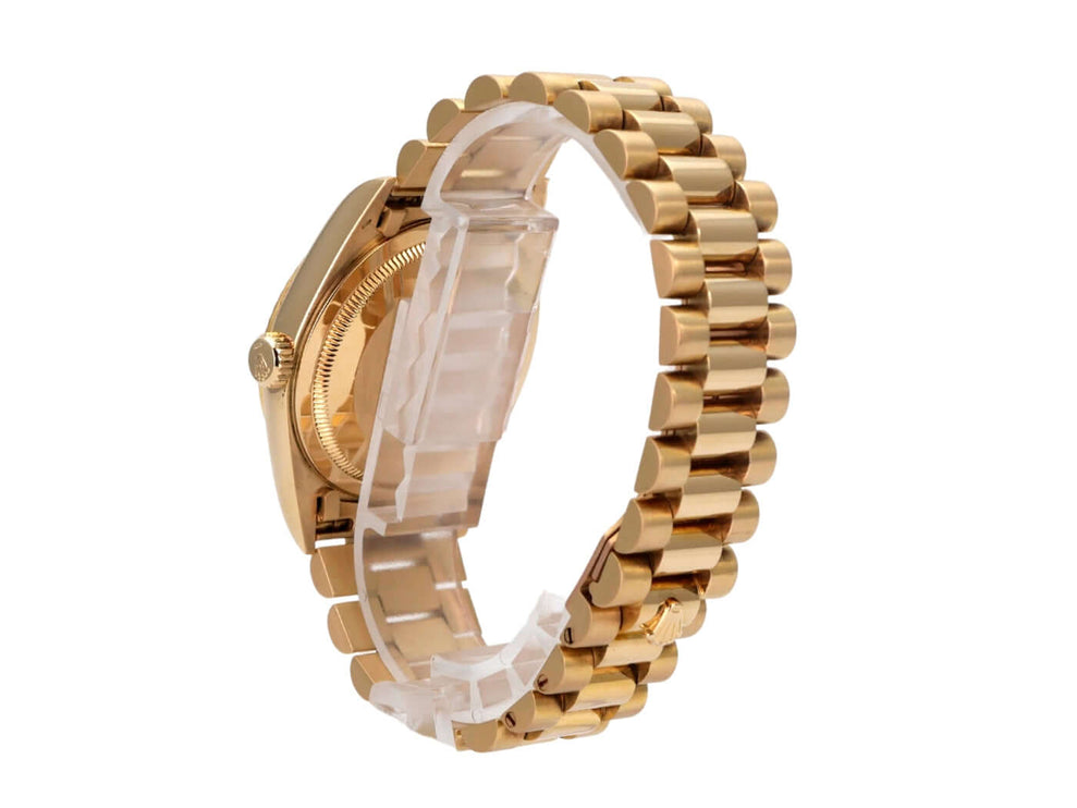 Rolex Day-Date 36 Gelbgold 18238 Champagner Diamant, luxuriöse Herrenuhr mit Präsident-Armband