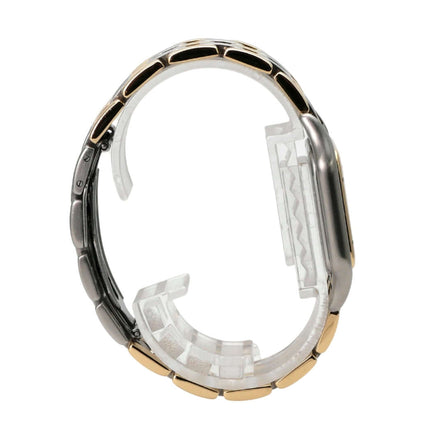 Cartier Panthere Edelstahl Gelbgold 183957 Armbandansicht in Edelstahl und Gelbgold, elegante Uhr mit Faltschließe.