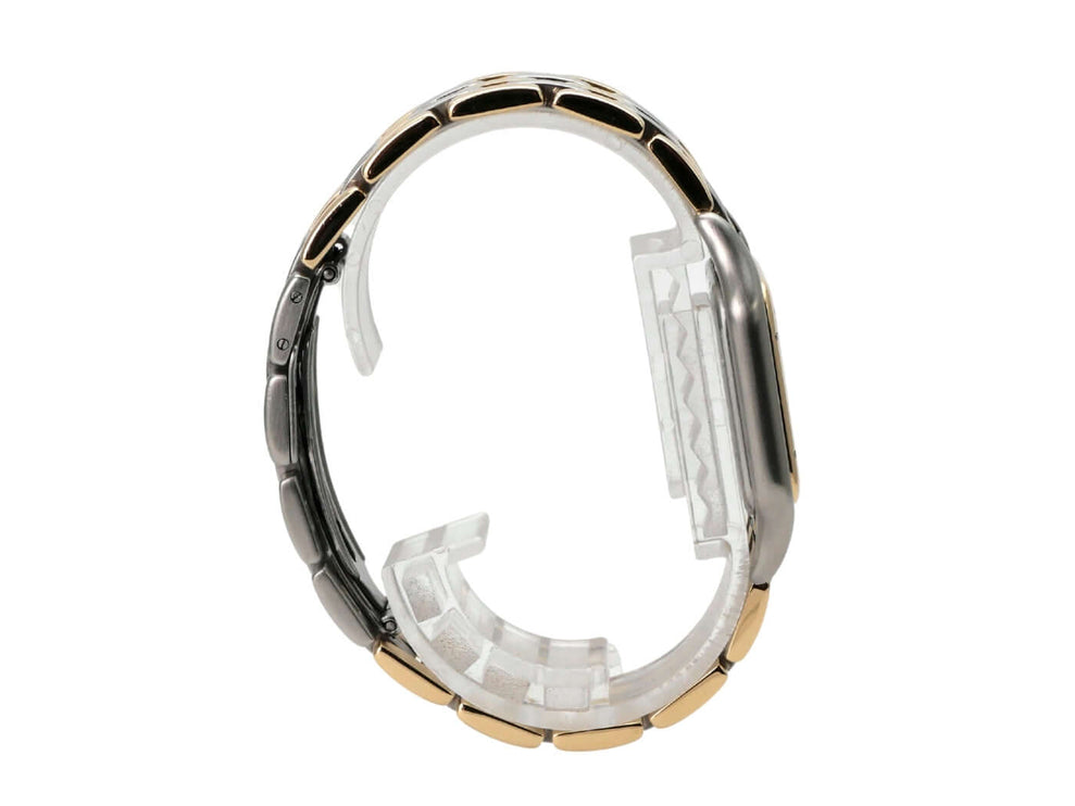 Cartier Panthere Edelstahl Gelbgold 183957 Armbandansicht in Edelstahl und Gelbgold, elegante Uhr mit Faltschließe.