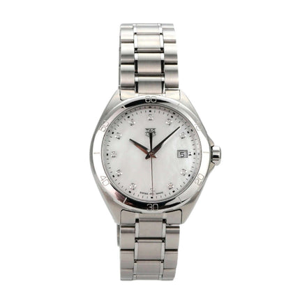 TAG Heuer Formula 1 Uhr WBJ1319.BA0666, Edelstahl, Perlmutt Zifferblatt mit Diamanten, wasserdicht bis 10 bar.