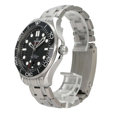 OMEGA Seamaster Diver 300M 210.30.42.20.01.001 mit schwarzem Zifferblatt und Edelstahlarmband