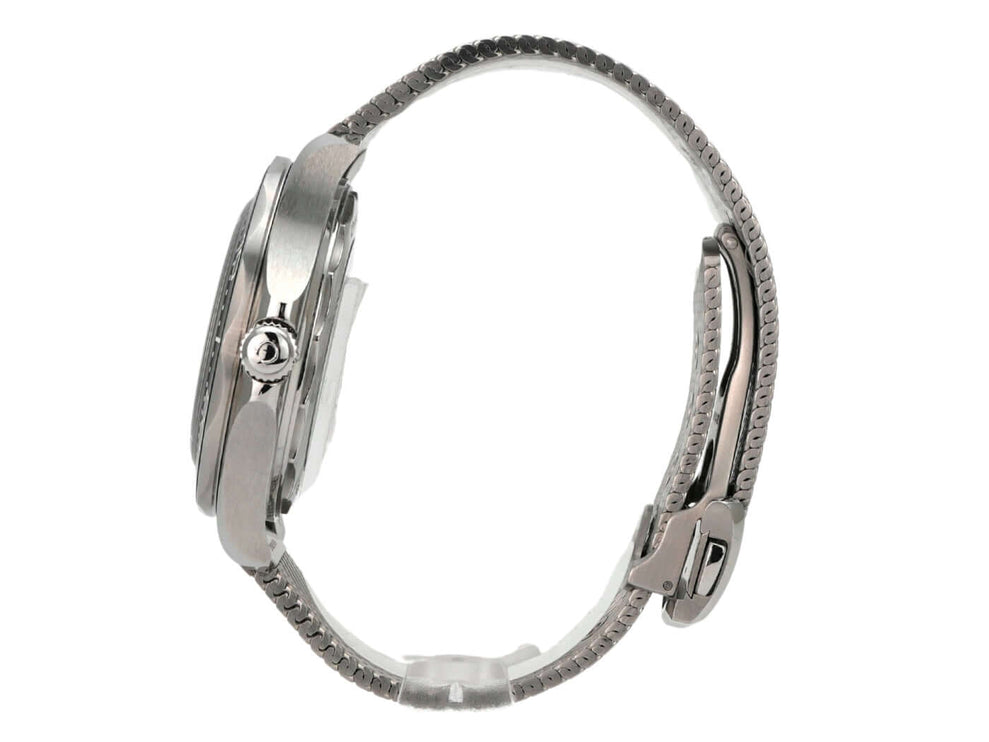 OMEGA Seamaster Diver 300 M Master Chronometer 210.30.42.20.01.010 seitliche Ansicht mit Milanaise-Armband