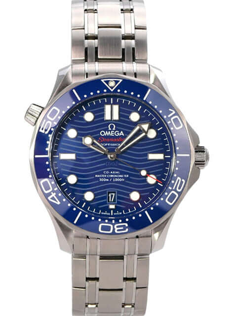 OMEGA Seamaster Diver 300M Master Chronometer 210.30.42.20.03.001 mit blauem Zifferblatt und Edelstahlband