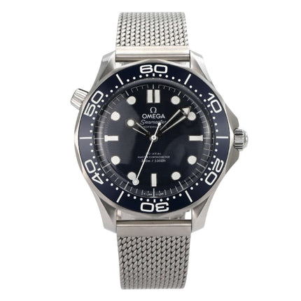 OMEGA Seamaster Diver 300M James Bond 60th 210.30.42.20.03.002 elegante Taucheruhr mit blauem Zifferblatt