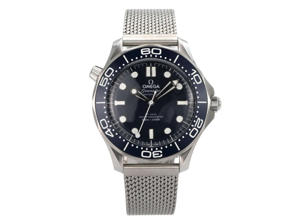 OMEGA Seamaster Diver 300M James Bond 60th 210.30.42.20.03.002 elegante Taucheruhr mit blauem Zifferblatt