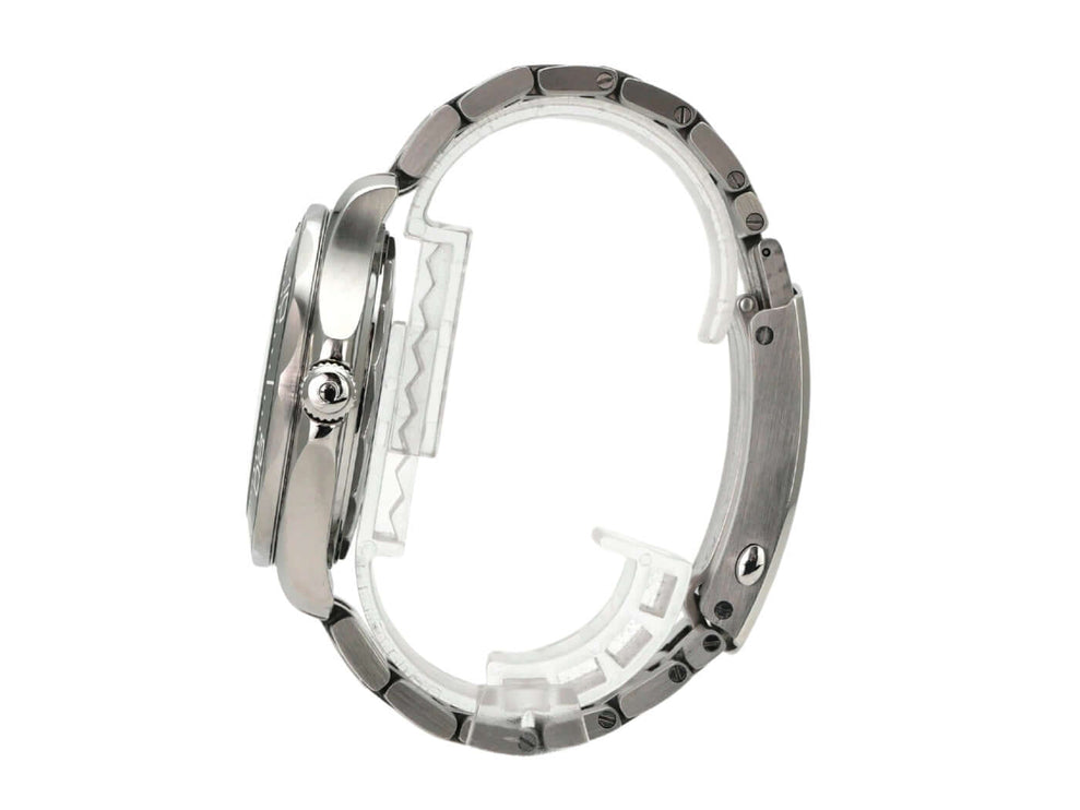 OMEGA Seamaster Diver 300M Master Chronometer 210.30.42.20.10.001 seitliche Ansicht des Edelstahlgehäuses.