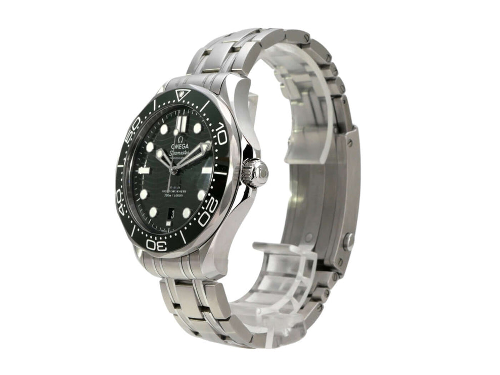 OMEGA Seamaster Diver 300M Master Chronometer 210.30.42.20.10.001 grüne Taucheruhr aus Edelstahl