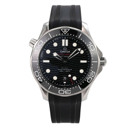 OMEGA Seamaster Diver 300M 210.32.42.20.01.001 Schwarzes Zifferblatt, Edelstahlgehäuse, Kautschukband