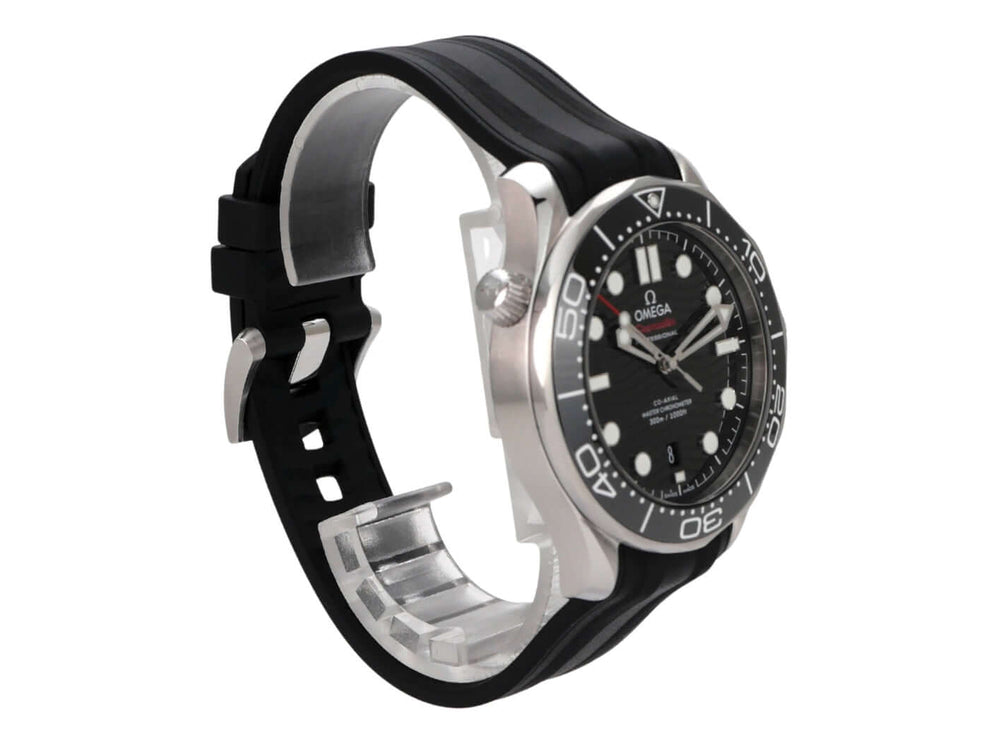 OMEGA Seamaster Diver 300M 210.32.42.20.01.001 Uhr mit schwarzem Kautschukband und Edelstahlgehäuse