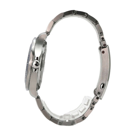 Seitenansicht der OMEGA Seamaster Diver 300M Master Chronometer 210.32.42.20.03.001 mit Edelstahlgehäuse.