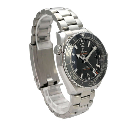 Omega Seamaster Planet Ocean 600m Master Chronometer 215.30.44.21.01.001 Uhr mit Edelstahlarmband und schwarzem Zifferblatt