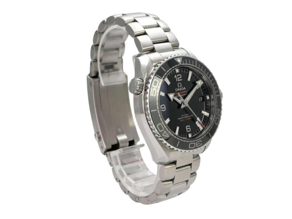Omega Seamaster Planet Ocean 600m Master Chronometer 215.30.44.21.01.001 Uhr mit Edelstahlarmband und schwarzem Zifferblatt