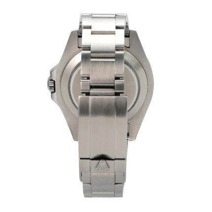Rolex Explorer II 42 Edelstahl 216570 Schwarz Rückansicht Armband aus Edelstahl