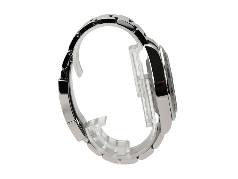 Rolex Explorer II 42 Edelstahl 216570 Schwarz - Armband aus satiniertem Edelstahl mit Sicherheitsfaltschließe.