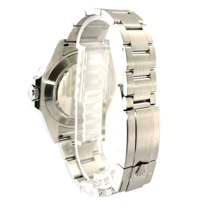 Rückansicht Rolex Explorer II 42 mm Edelstahl Ref. 216570 aus 2018, Gehäuse- und Armbanddetail