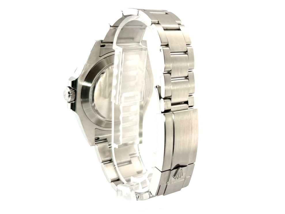 Rückansicht Rolex Explorer II 42 mm Edelstahl Ref. 216570 aus 2018, Gehäuse- und Armbanddetail