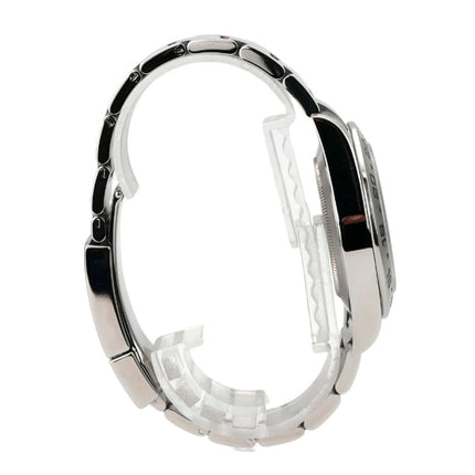 Rolex Explorer II 42 Edelstahl 216570 weiß – Seitenansicht des Gehäuses und Armbands in Edelstahl