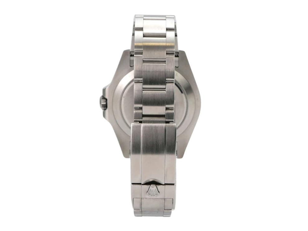 Rolex Explorer II 42 Edelstahl 216570 weiß - Rückansicht des Uhrarmbands aus satiniertem Edelstahl.