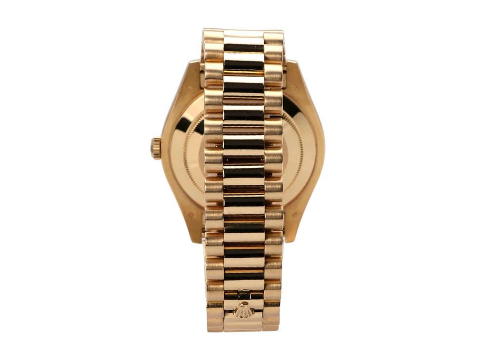 Rolex Day-Date II 218238 Gelbgold Champagner Diamant - Uhr in sehr gutem gebrauchten Zustand mit Papieren.