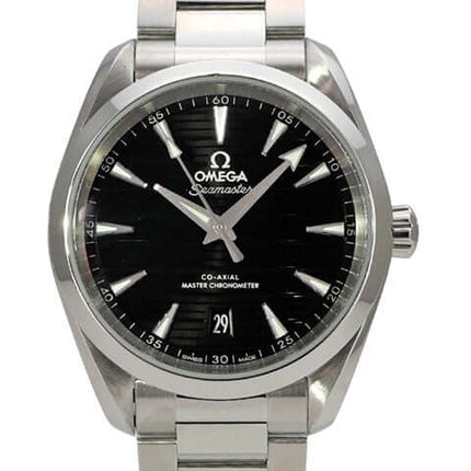 Omega Seamaster Aqua Terra 150M Master Chronometer 220.10.38.20.01.001 mit schwarzem Zifferblatt und Edelstahlarmband