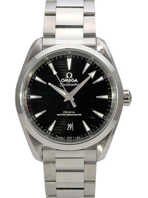 Omega Seamaster Aqua Terra 150M Master Chronometer 220.10.38.20.01.001 mit schwarzem Zifferblatt und Edelstahlarmband