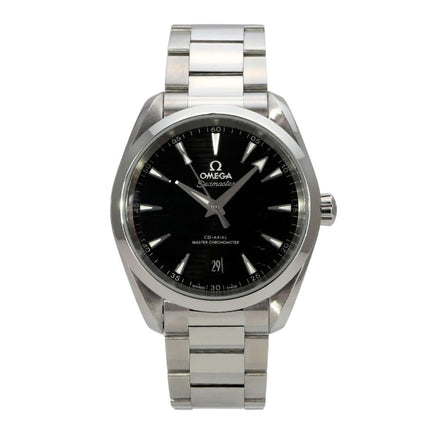 Omega Seamaster Aqua Terra 150M Master Chronometer 220.10.38.20.01.001 mit schwarzem Zifferblatt und Edelstahlarmband