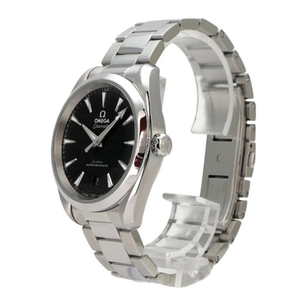 Omega Seamaster Aqua Terra 150M Master Chronometer 220.10.38.20.01.001 mit schwarzem Zifferblatt und Edelstahlarmband