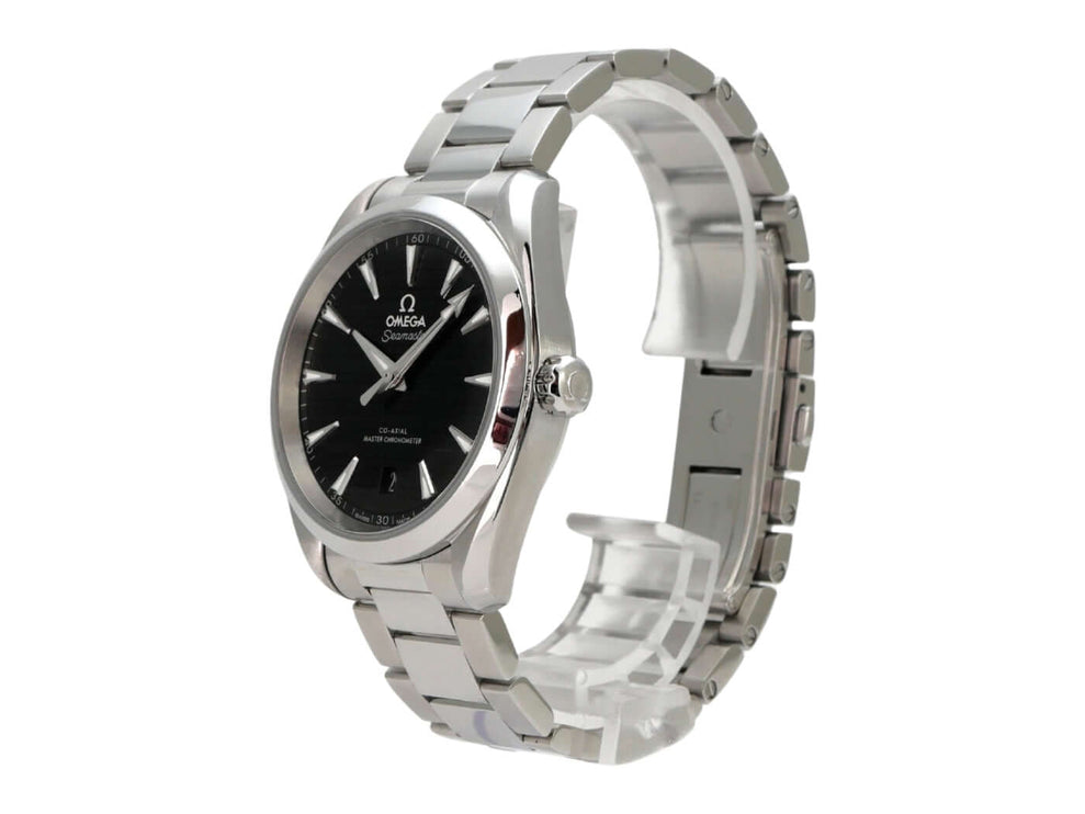 Omega Seamaster Aqua Terra 150M Master Chronometer 220.10.38.20.01.001 mit schwarzem Zifferblatt und Edelstahlarmband