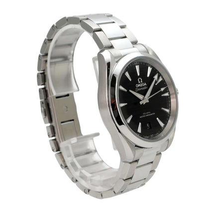 Omega Seamaster Aqua Terra 150M Master Chronometer 220.10.38.20.01.001, schwarzes Zifferblatt und Edelstahlarmband