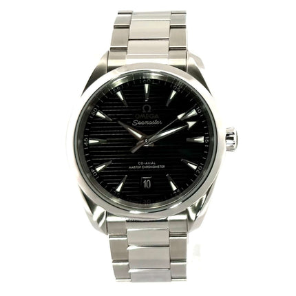 Omega Seamaster Aqua Terra 150M Master Chronometer 220.10.38.20.01.001 mit schwarzem Zifferblatt und Edelstahlarmband