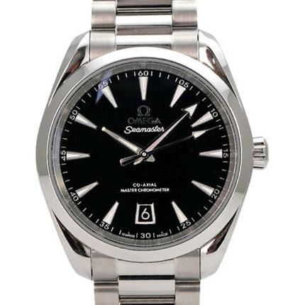 Omega Seamaster Aqua Terra 150M Master Chronometer 220.10.38.20.01.004, Edelstahlgehäuse, schwarzes Zifferblatt