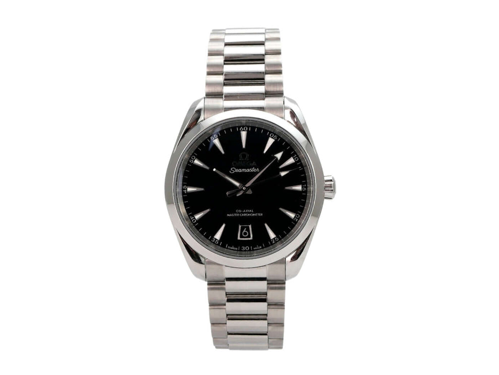 Omega Seamaster Aqua Terra 150M Master Chronometer 220.10.38.20.01.004 mit schwarzem Zifferblatt und Edelstahl-Armband
