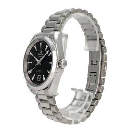 Omega Seamaster Aqua Terra 150M Master Chronometer 220.10.38.20.01.004 Edelstahl Armbanduhr mit schwarzem Zifferblatt