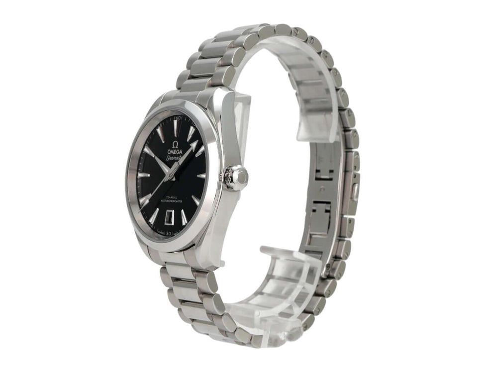 Omega Seamaster Aqua Terra 150M Master Chronometer 220.10.38.20.01.004 Edelstahl Armbanduhr mit schwarzem Zifferblatt