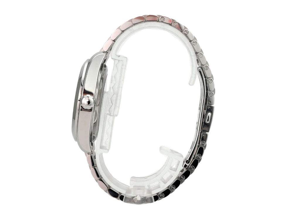 Omega Seamaster Aqua Terra 150M Master Chronometer 220.10.38.20.01.004 seitliche Ansicht des Edelstahl-Armbands.