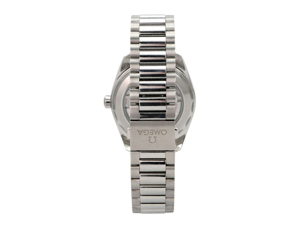 Omega Seamaster Aqua Terra 150M Master Chronometer 220.10.38.20.01.004 Ansicht von der Seite mit Edelstahl-Armband.