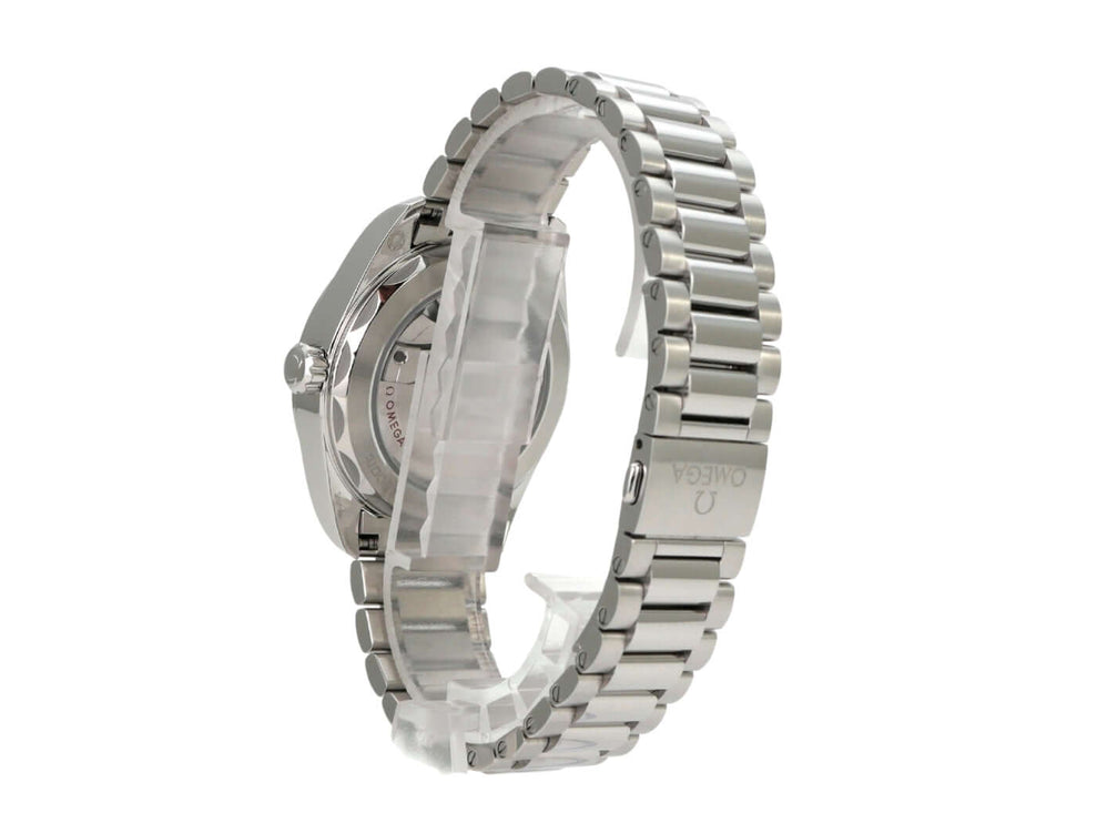 Omega Seamaster Aqua Terra 38 Shades 220.10.38.20.13.003 Edelstahlarmband und Gehäuse seitliche Ansicht