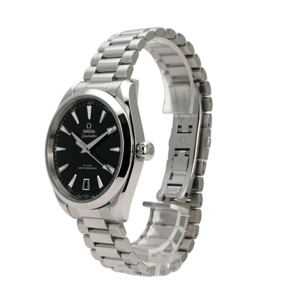 Omega Seamaster Aqua Terra Master Chronometer 220.10.41.21.01.002 mit schwarzem Zifferblatt und Edelstahlarmband
