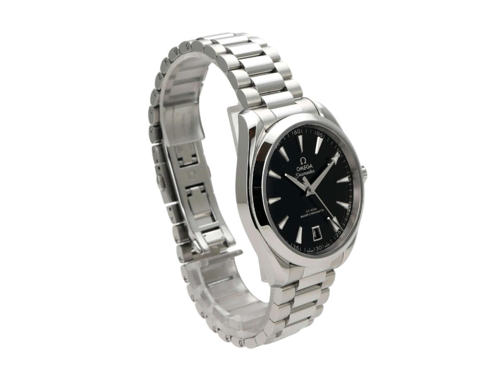Omega Seamaster Aqua Terra Master Chronometer 220.10.41.21.01.002 mit schwarzem Zifferblatt und Edelstahlband