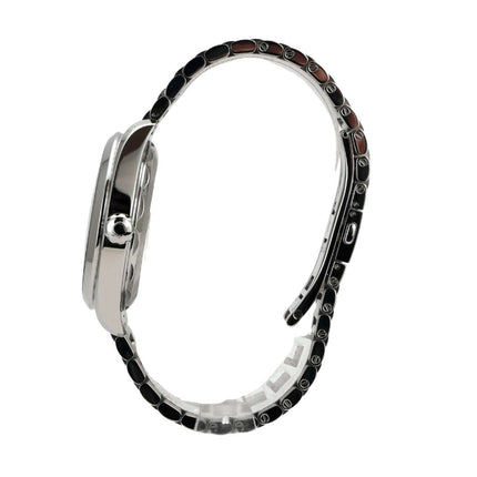 Seitenansicht der Omega Seamaster Aqua Terra Master Chronometer 220.10.41.21.01.002 mit Edelstahlarmband und Gehäuse.