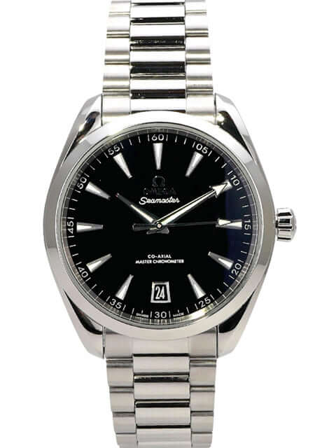 Omega Seamaster Aqua Terra Master Chronometer 220.10.41.21.01.002 Edelstahl Uhr mit schwarzem Zifferblatt und Automatikwerk