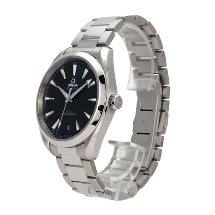 Omega Seamaster Aqua Terra Master Chronometer 220.10.41.21.03.001, Edelstahl, blaues Zifferblatt, automatik Uhr